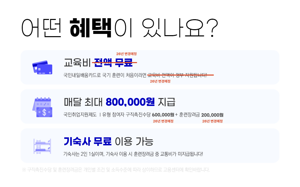 내일배움카드변경