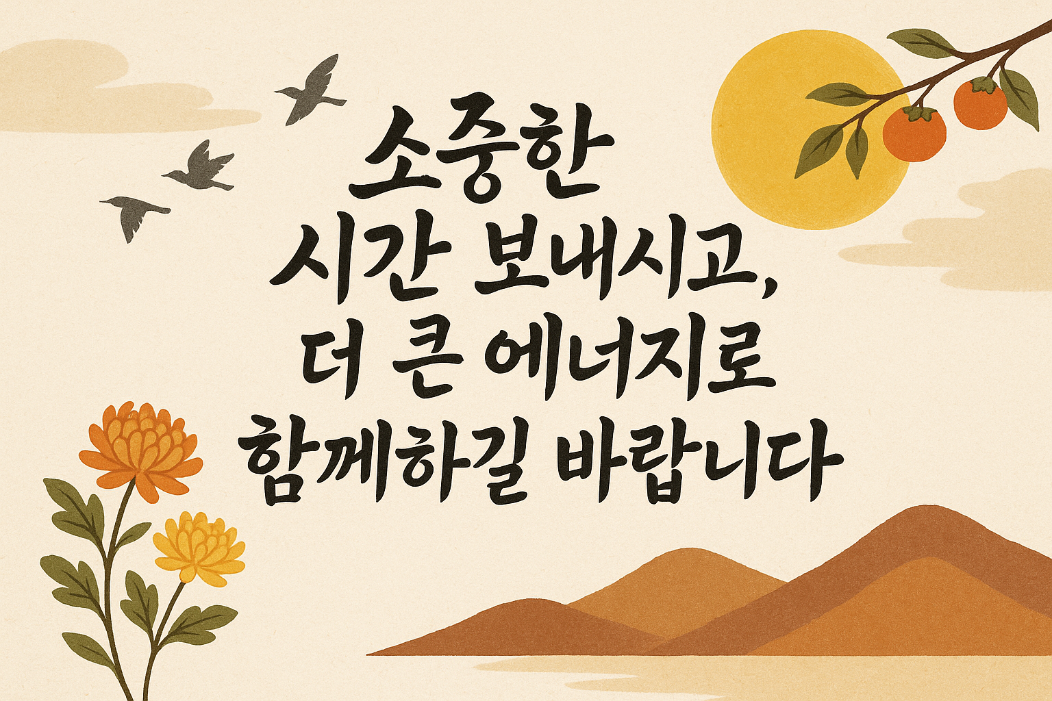 2025년 추석명절인사